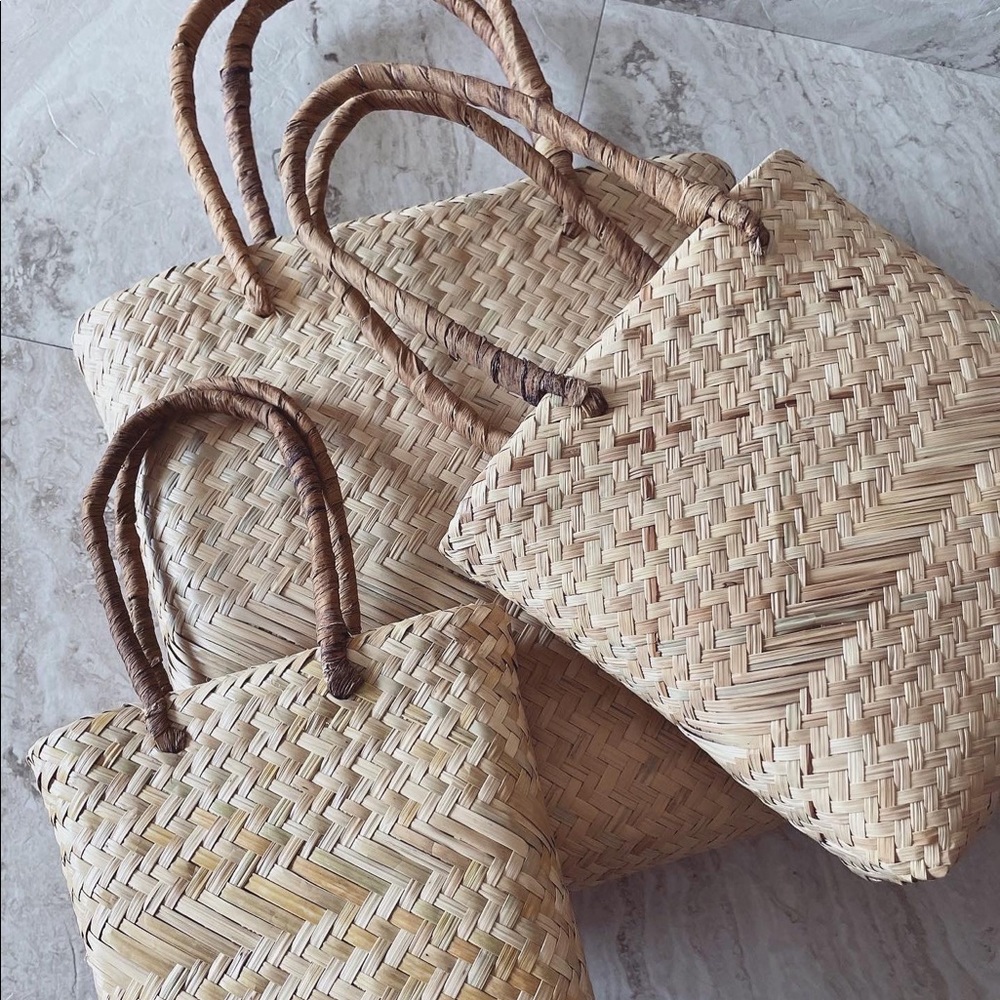 Palm Leaf Tote Bag